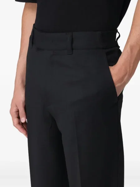 Pantaloni Paolo Pecora plisate negru