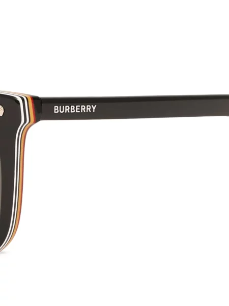 Pruhované sluneční brýle Burberry Eyewear šedé