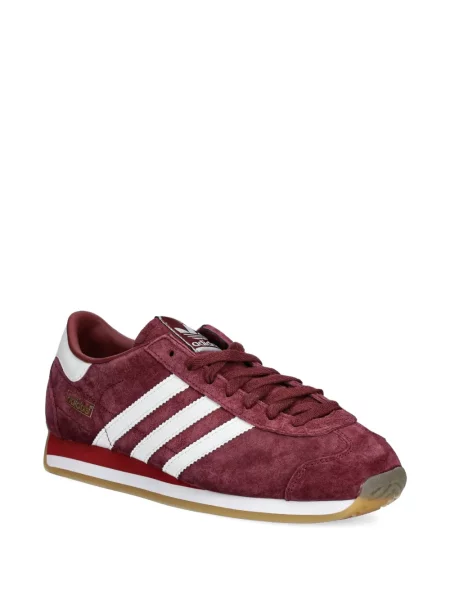 Ριγέ μισό φερμουάρ sneakers Adidas EQT σουέντ μαύρο