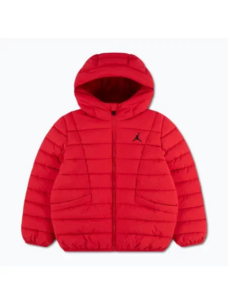 Gyerek kabát Jordan Midweight Puffer W/Pipping university red. Méret: piros