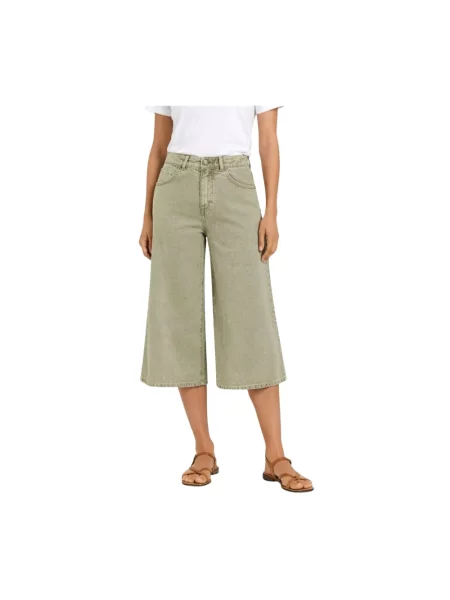 Szorty jeansowe Pinko zielone