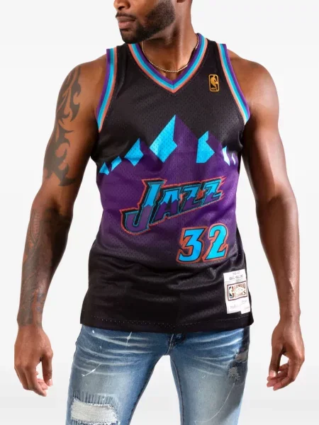Tricou Mitchell & Ness negru