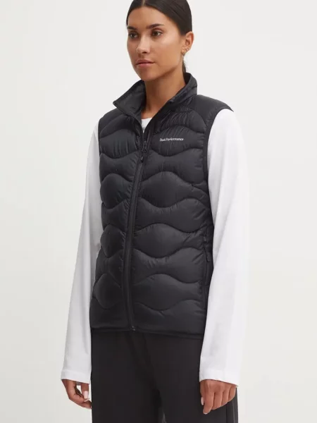 Peak Performance bezrękawnik puchowy Helium Down przejściowy czarny