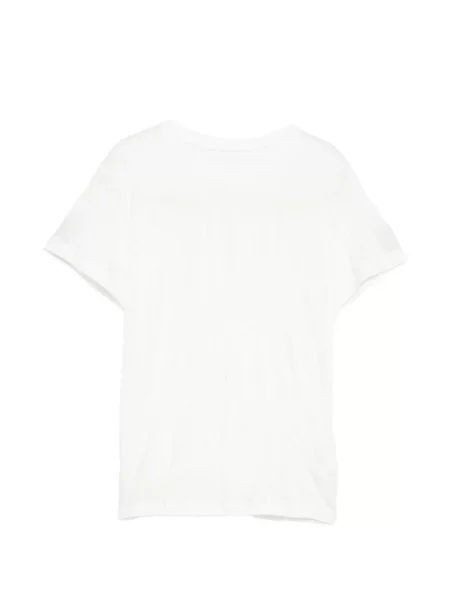 Tricou Y's cu decolteu rotund alb