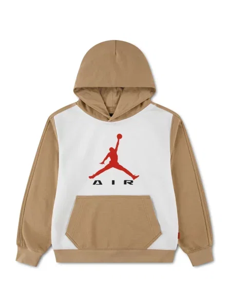 Mikina s kapucňou Nike béžová
