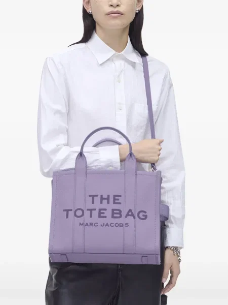 Geanta de piele Marc Jacobs din piele violet