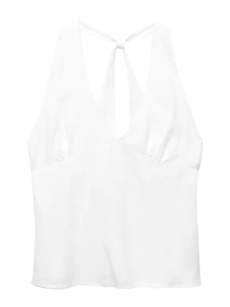 Pull&Bear Bluză alb