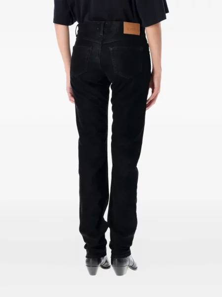 Pantaloni Marant Etoile din piele negru