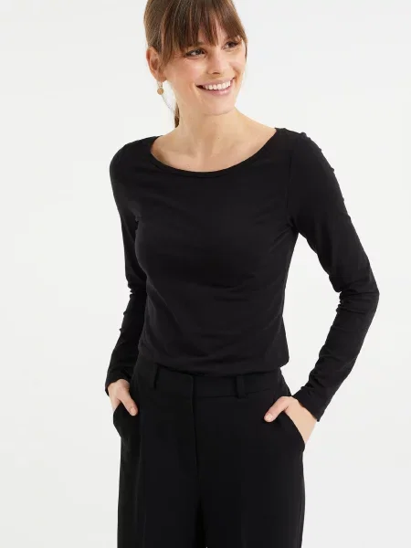 WE Fashion Tricou negru
