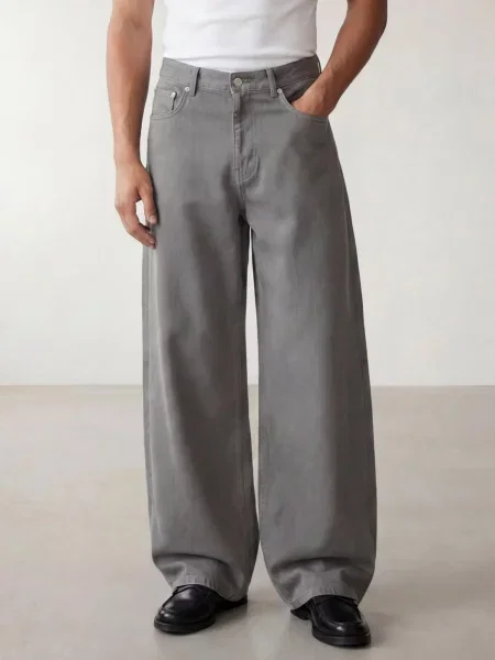ARMIE Traperice The Victor Wide Leg Jeans' siva