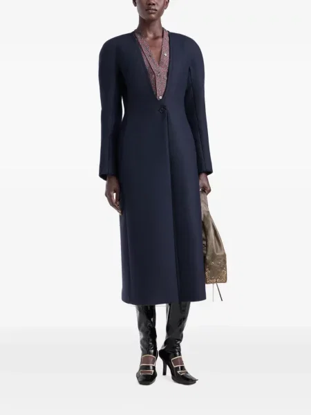 Lung palton Maison Margiela albastru