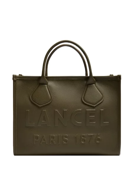 Geanta de piele Lancel din piele verde