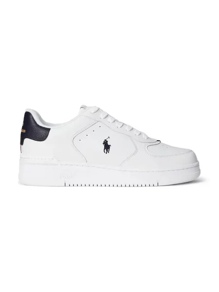 Polo Ralph Lauren sneakers din piele Mastr Ct Rib alb