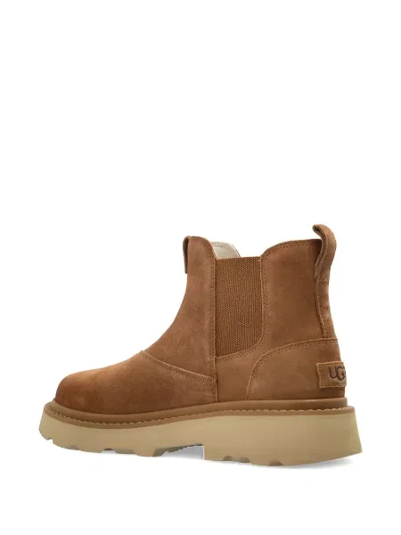 Botine chelsea Ugg din piele de căprioară maro
