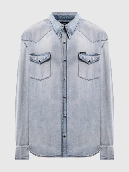 Джинсова сорочка Amiri блакитна