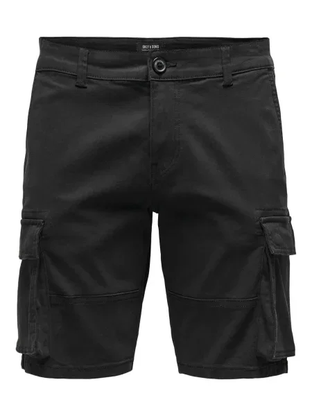 Only & Sons Παντελόνι cargo μαύρο