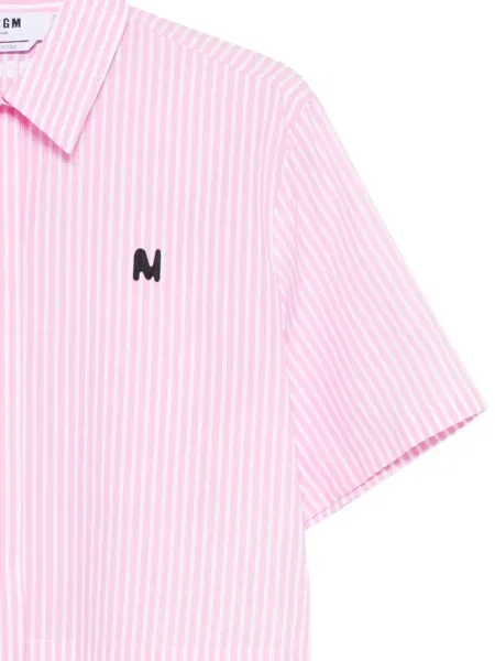 Cropp cămașă Msgm cu dungi roz