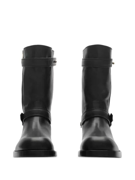 Botine Burberry din piele negru