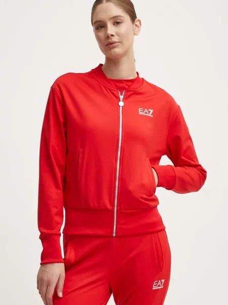 Sportovní tepláková souprava Emporio Armani červená