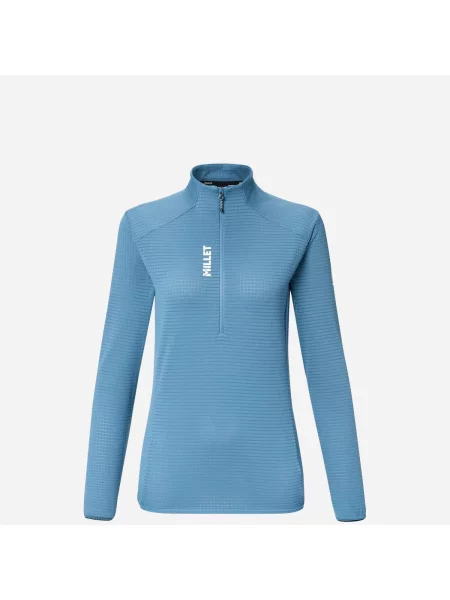 Bluza trekkingowa lekka MILLET Parmelan Light Fleece Po W niebieska