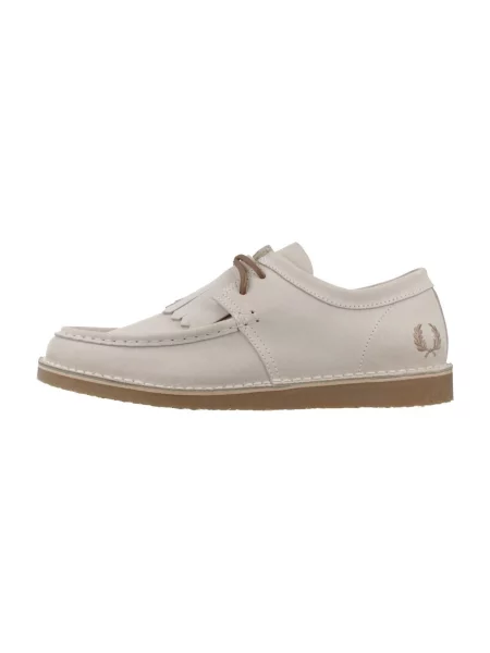 Pantofi Fred Perry din piele de căprioară bej
