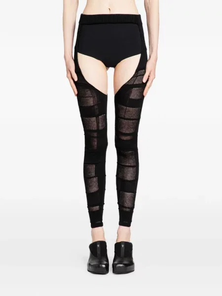 Rajstopy Halos w kratę czarne