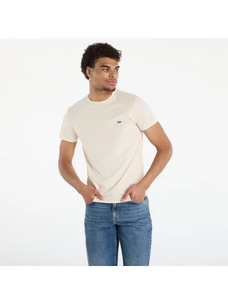 T-shirt LACOSTE Tee-Shirt Naturel Clair 6 beżowa