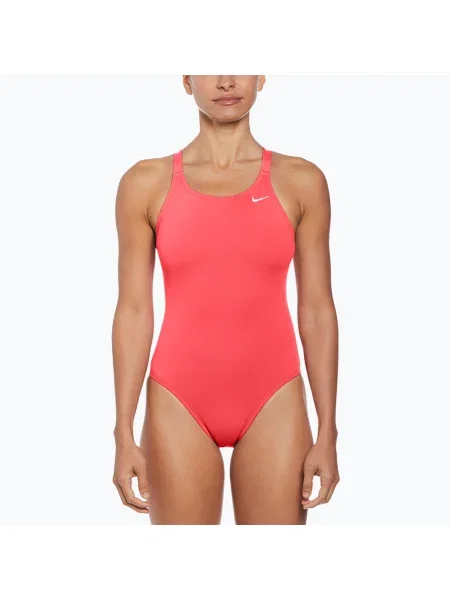 Costum de baie dintr-o singură piesă pentru femei Nike Hydrastrong Solid Fastback hot punch