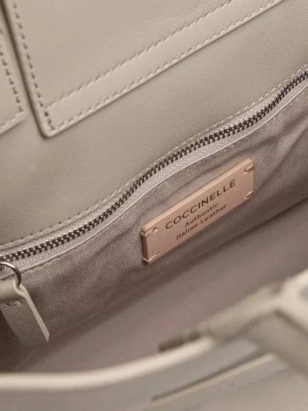 Кожаная сумка шоппер Coccinelle