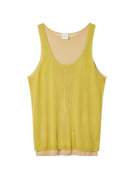 Top Paul Smith fără mâneci galben