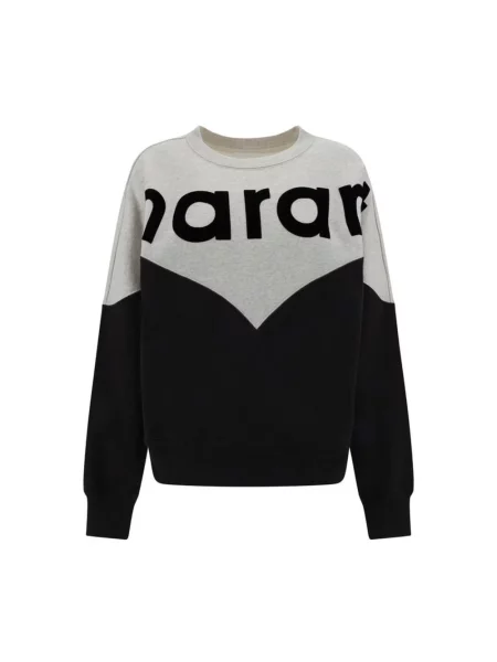 Aksamitna bluza Isabel Marant Etoile szara