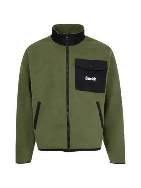 Geacă Sinclair din fleece verde