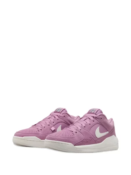 Sneakerși Jordan din piele de căprioară violet