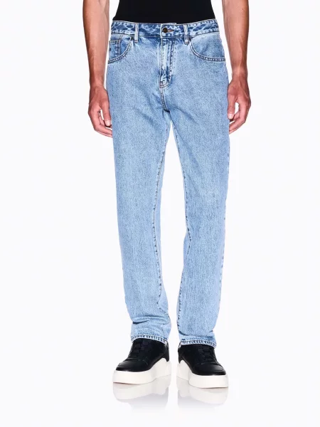 Завужені джинси Armani Exchange блакитний