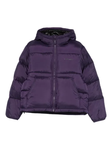 Geacă cu puf Carhartt Wip cu glugă violet