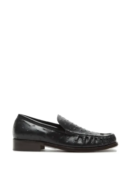Kožne loaferice Acne Studios crna