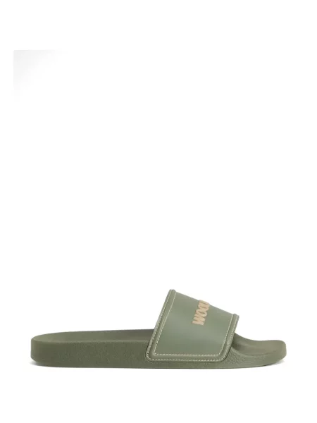 Sandale Woolrich cu autograf verde