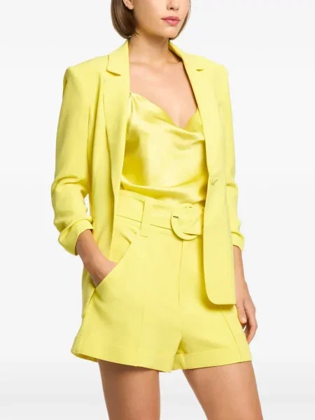 Marynarka Cinq A Sept z krepy żółta