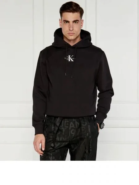 CALVIN KLEIN JEANS Hanorac MONOLOGO negru