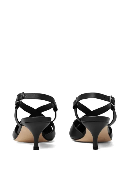 Pantofi cu toc Scarosso slingback negru