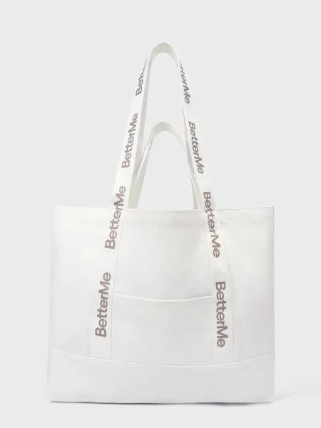 BetterMe platnena torba Canvas Tote bež