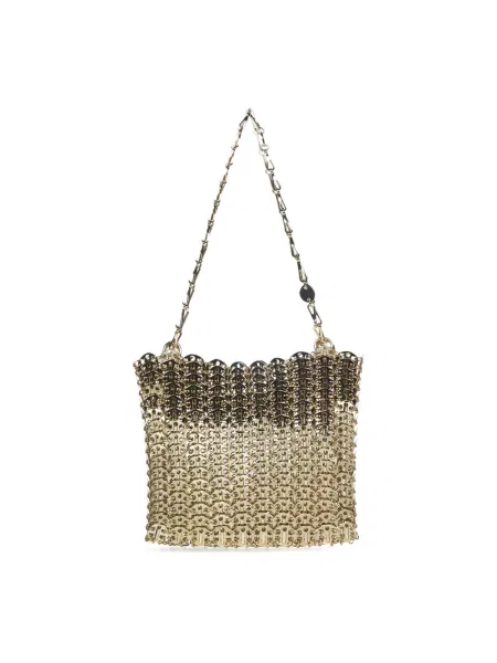 Lekka torebka Paco Rabanne żółta