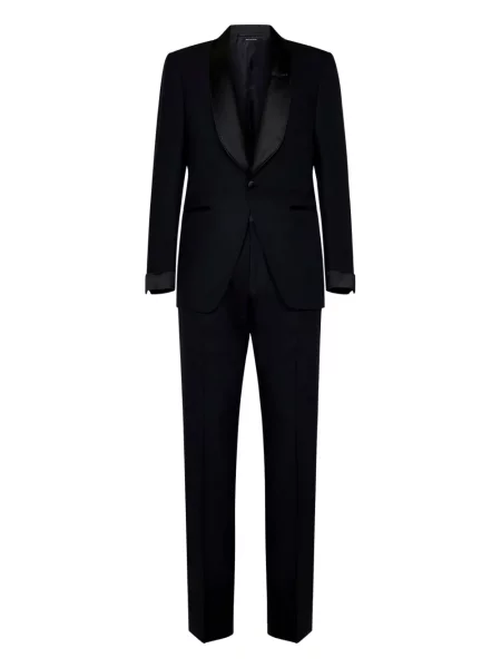 Costum Tom Ford de lână de costum negru