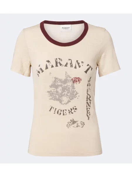 Tricou Marant Etoile de in cu imagine bej