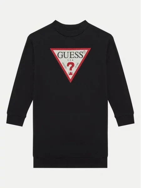 Guess Sukienka dzianinowa czarny