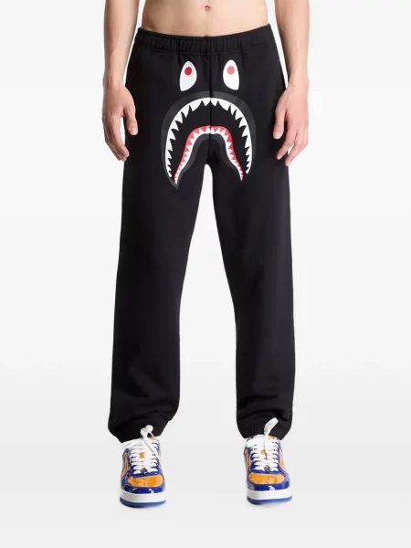 Spodnie A Bathing Ape® do biegania czarne