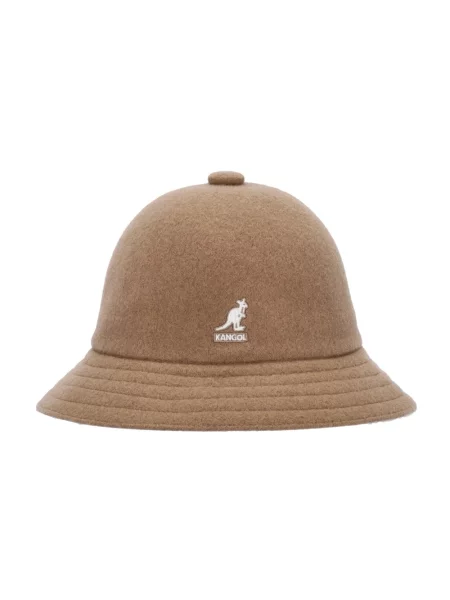 Kapelusz Kangol wełniany casual brązowy