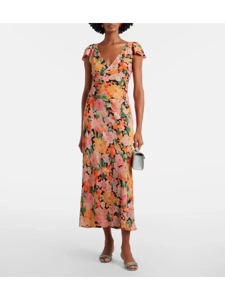 Rochie midi Rixo cu model floral