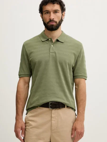 Tricou polo Gant verde