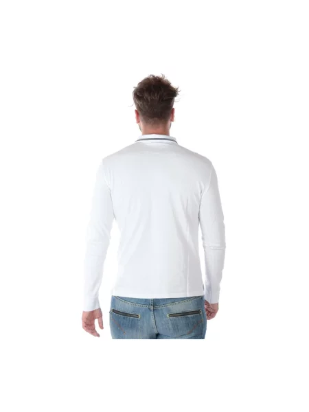 Koszulka polo Emporio Armani biała